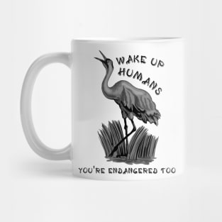 Endangered Whooping Crane Mug